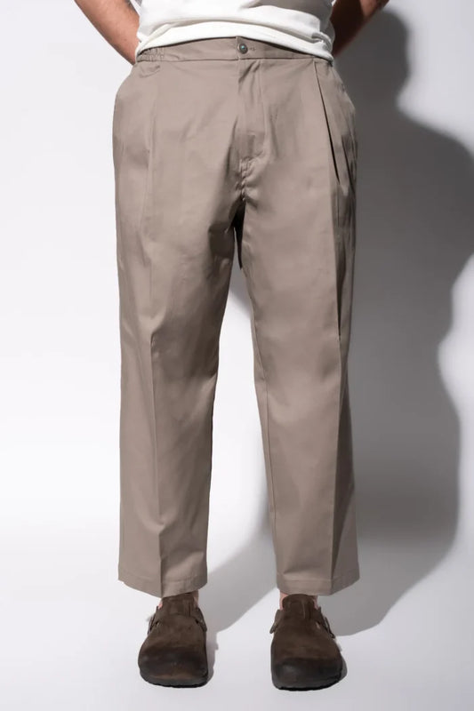 Calça de Algodão Corte Japonês