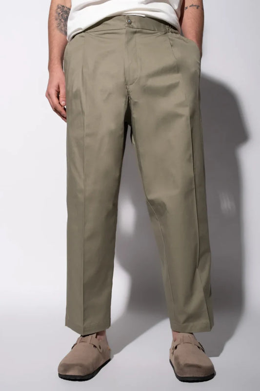 Calça de Algodão Corte Japonês